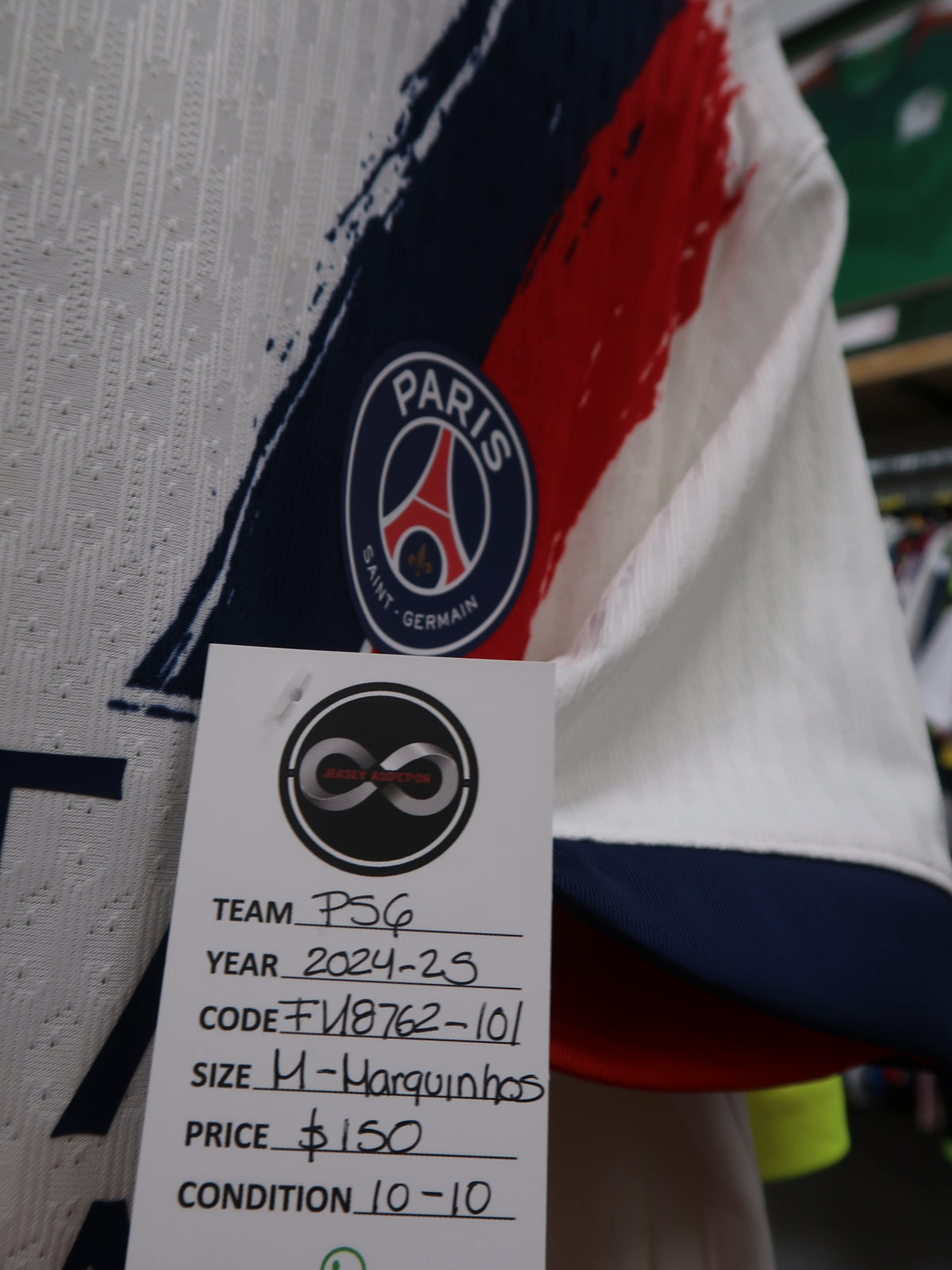 2024-25 Paris Saint-Germain Marquinhos 5 Home Jersey M 10/10
