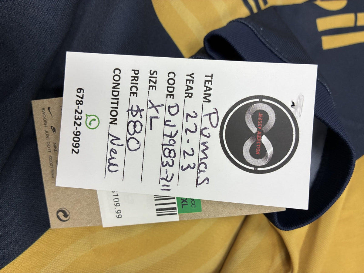 2022-23 Pumas UNAM Away Jersey X-Large