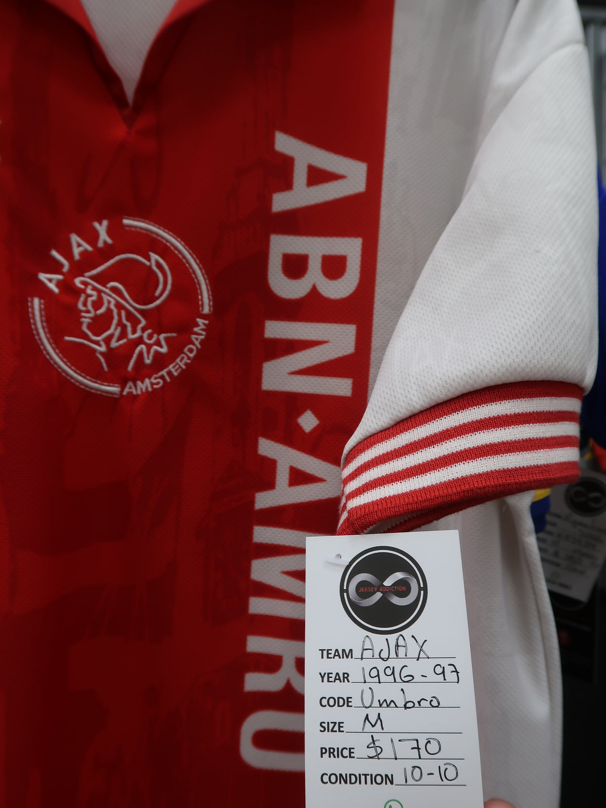 1996-97 Ajax Home Jersey M 10/10