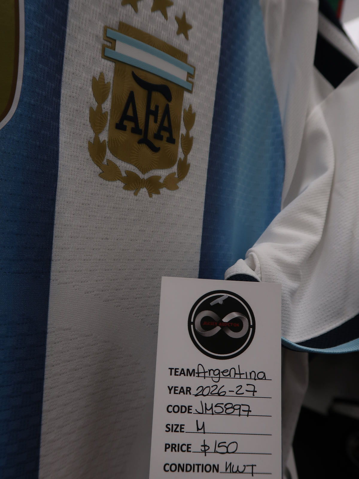 2026-27 Argentina Home Jersey tag