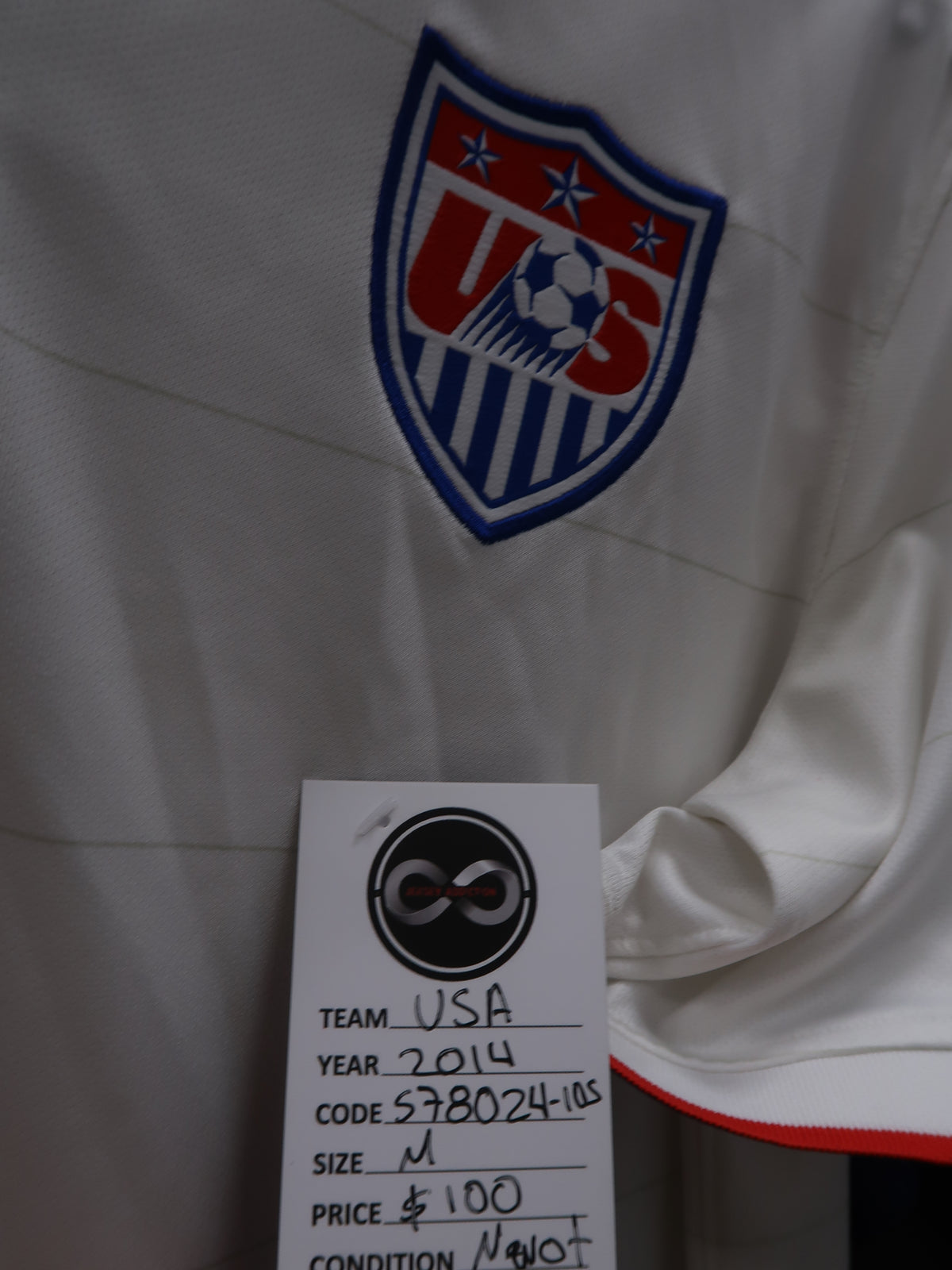 2014 USA Home Jersey tag