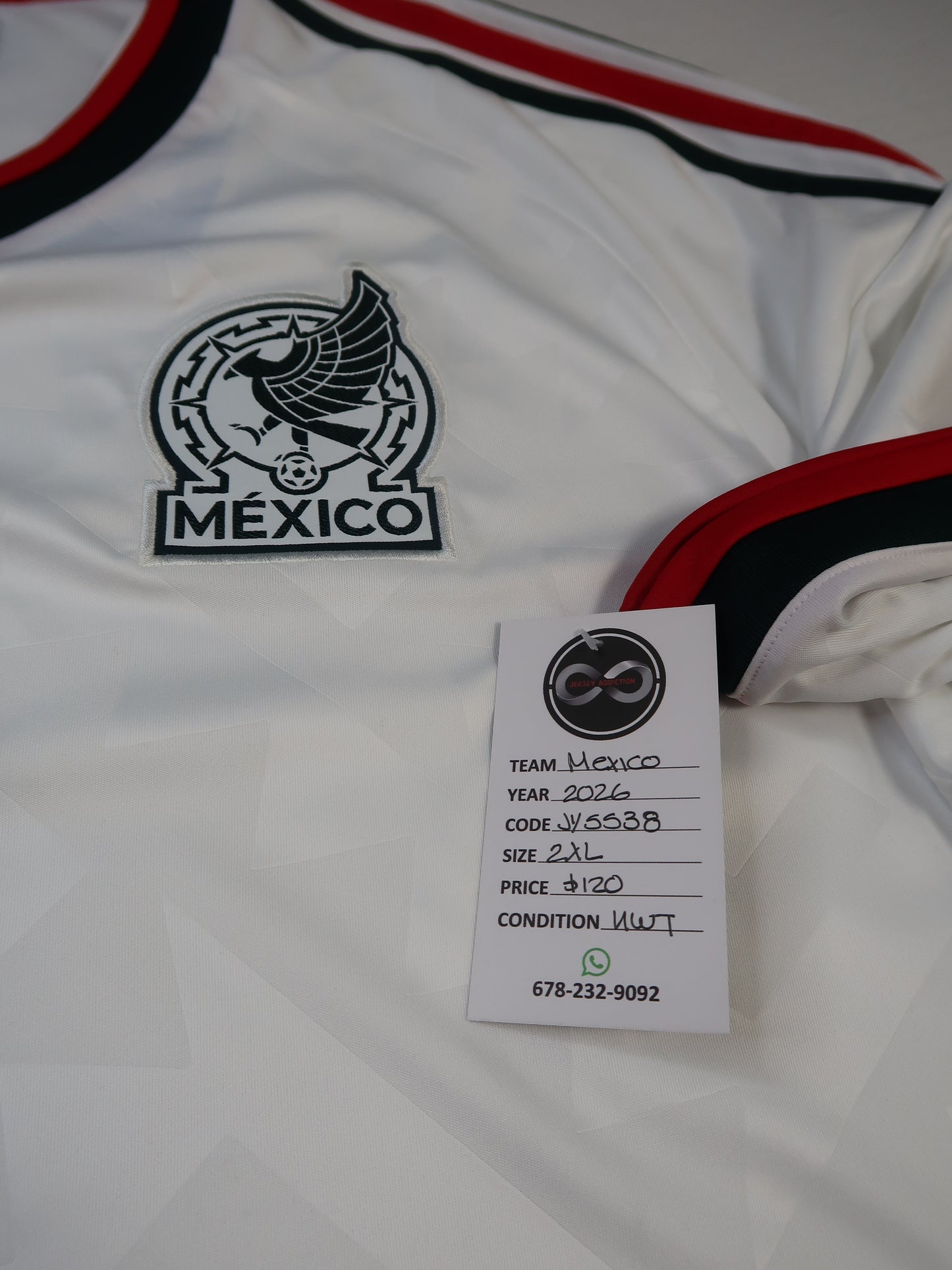 2026 Mexico Home Jersey tag