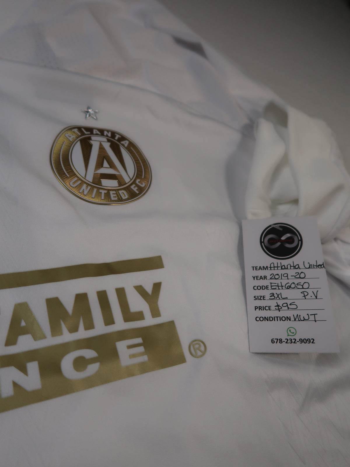 2019-20 Atlanta United Home Jersey tag