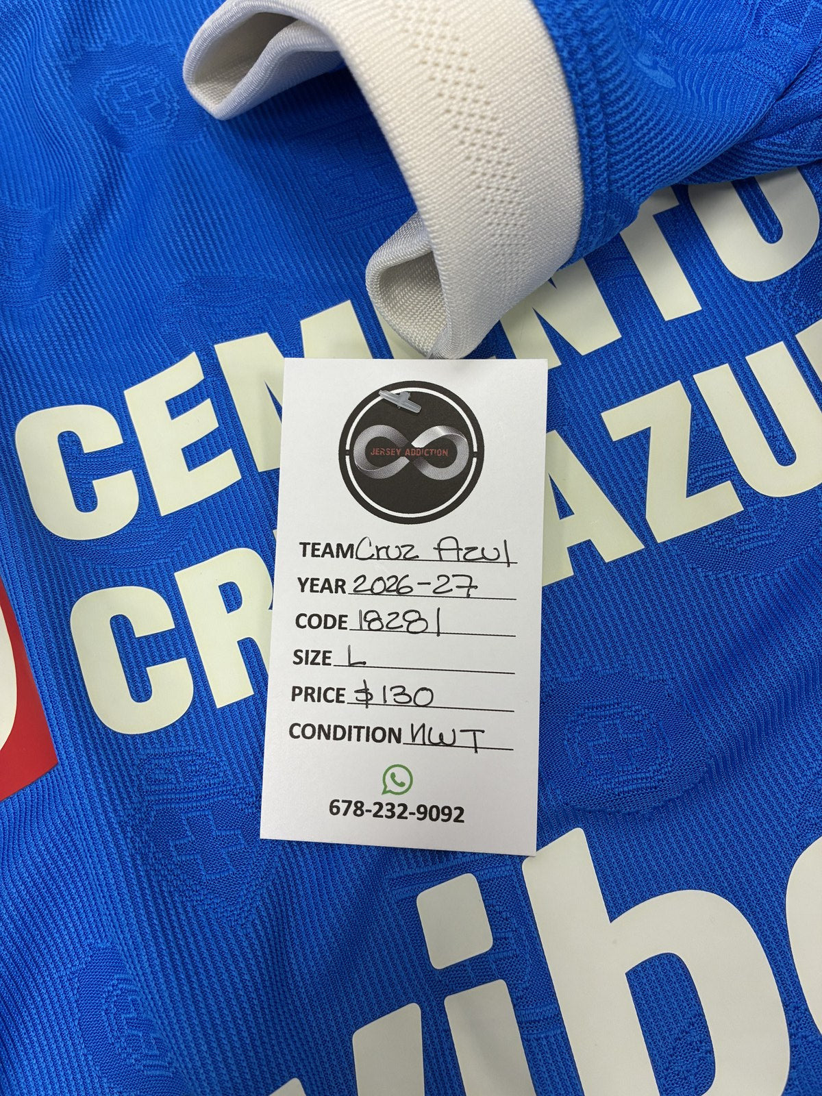 2026-27 Cruz Azul Home Jersey