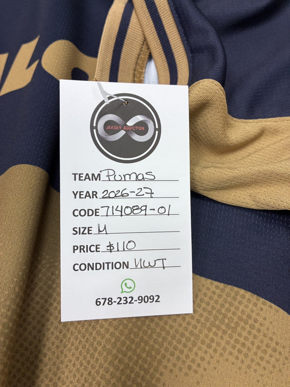 2026-27 Pumas UNAM Special Edition (Como No Te Voy A Querer) Jersey
