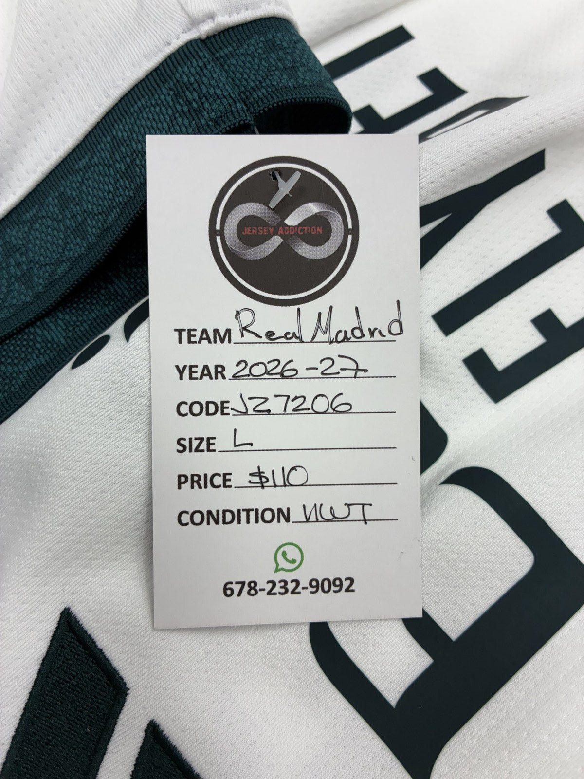2026-27 Real Madrid Home Jersey