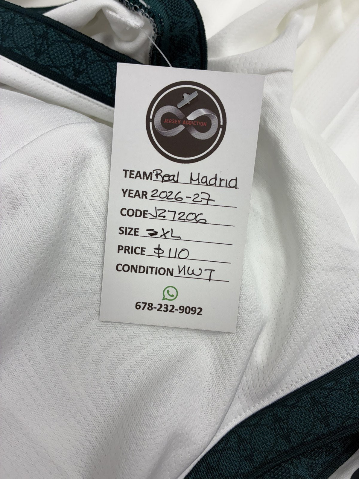 2026-27 Real Madrid Home Jersey