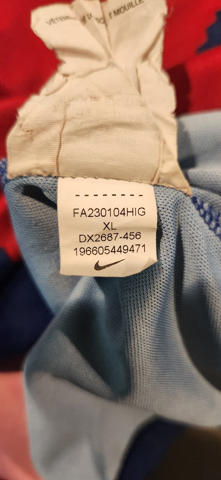 2023-24 FC Barcelona Pedri 8 Home Jersey / X Large / Used