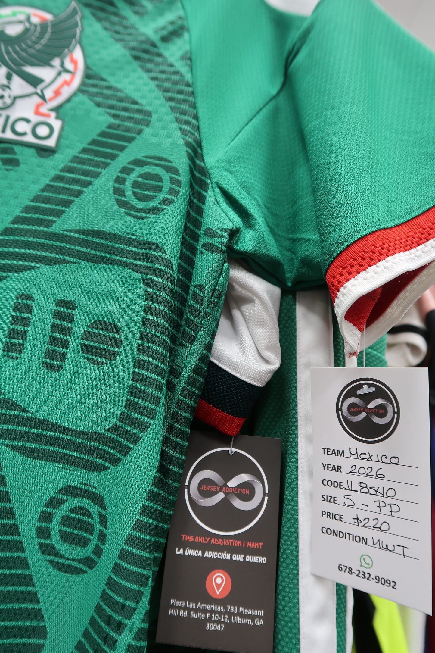2026 Mexico Home Jersey tag