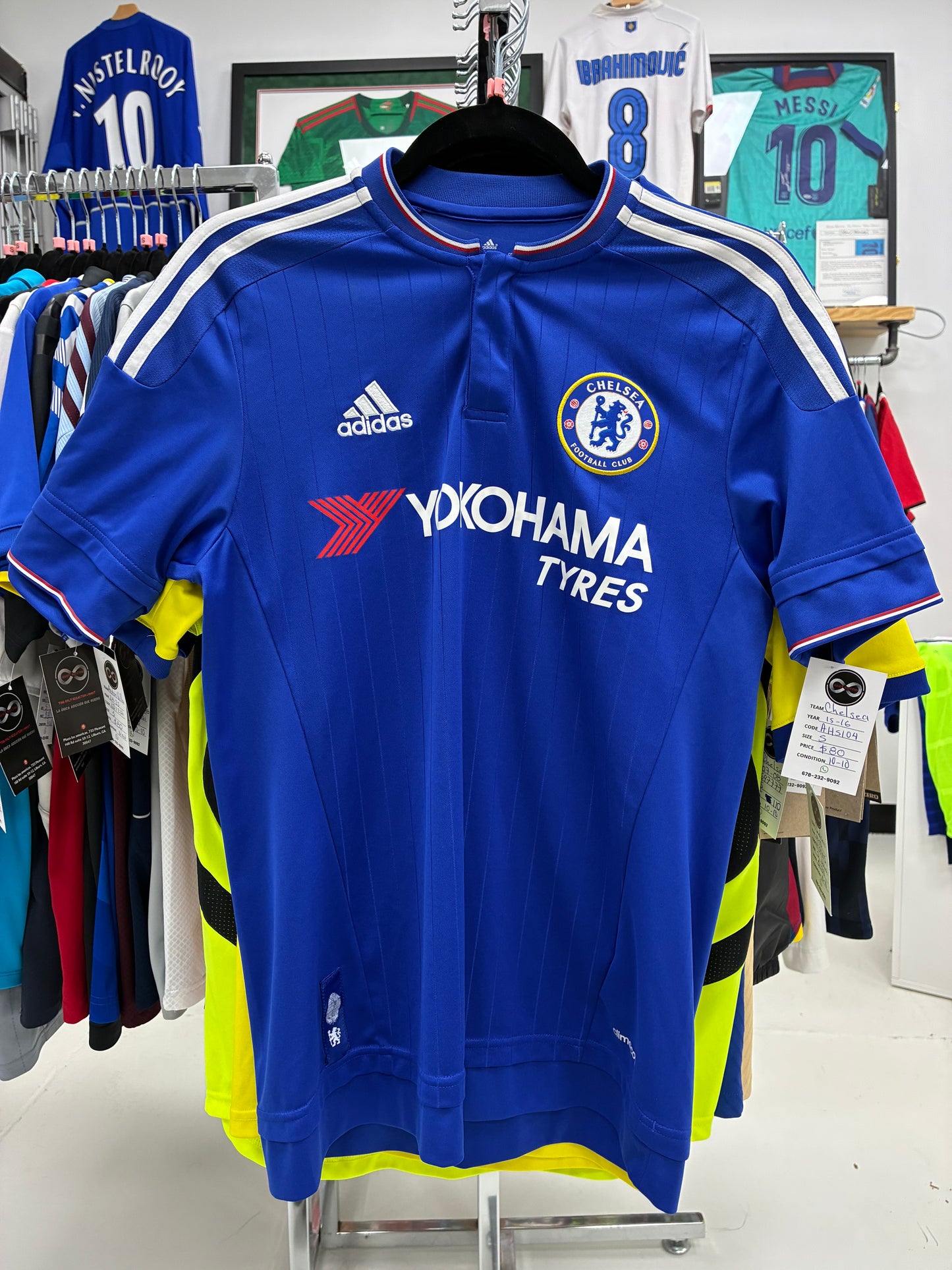 2015-16 Chelsea FC Home Jersey / Small / 10-10