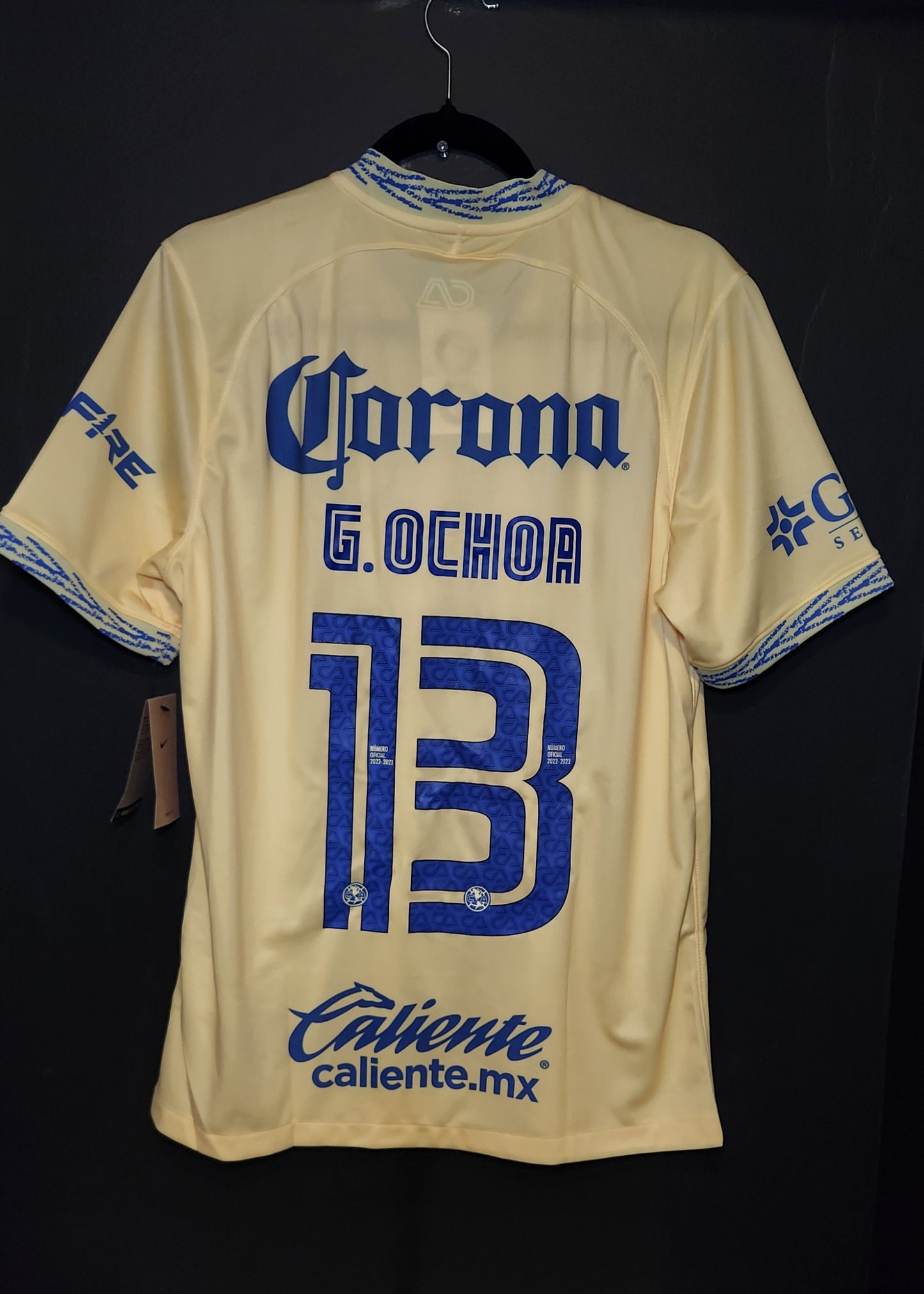 2022-23 Club America Guillermo Ochoa 13 Home Jersey / Medium / New