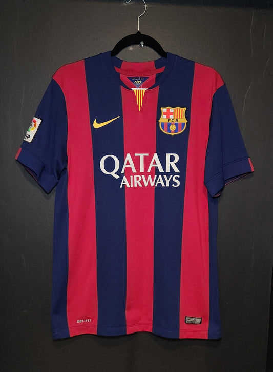 2014-15 FC Barcelona Home Jersey / Medium / Excellent