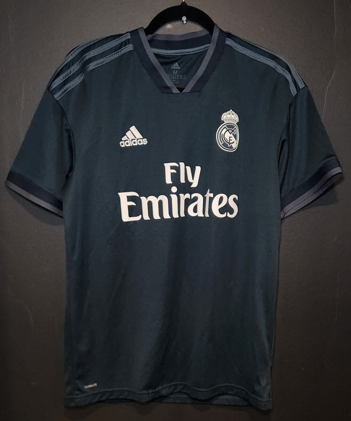 2018-19 Real Madrid Away Jersey / Medium / Excellent