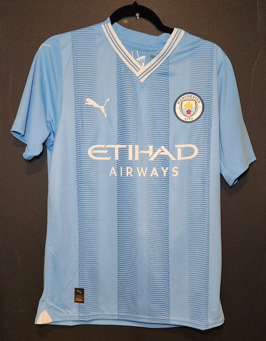 2023-24 Manchester City Home Jersey / Large / New