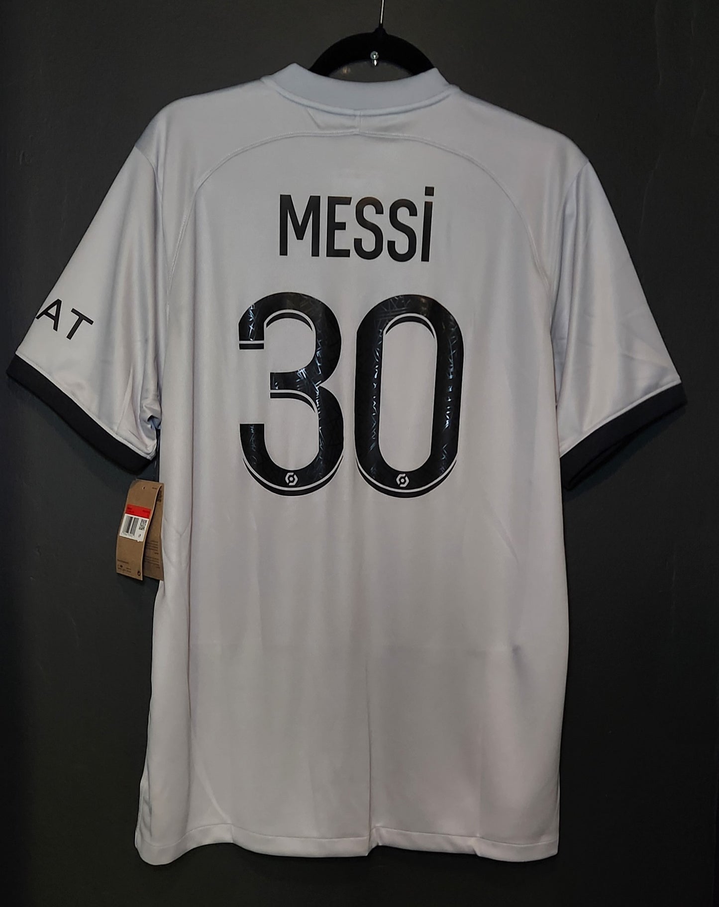 2022-23 Paris Saint Germain Lionel Messi 30 Away Jersey / Large / New