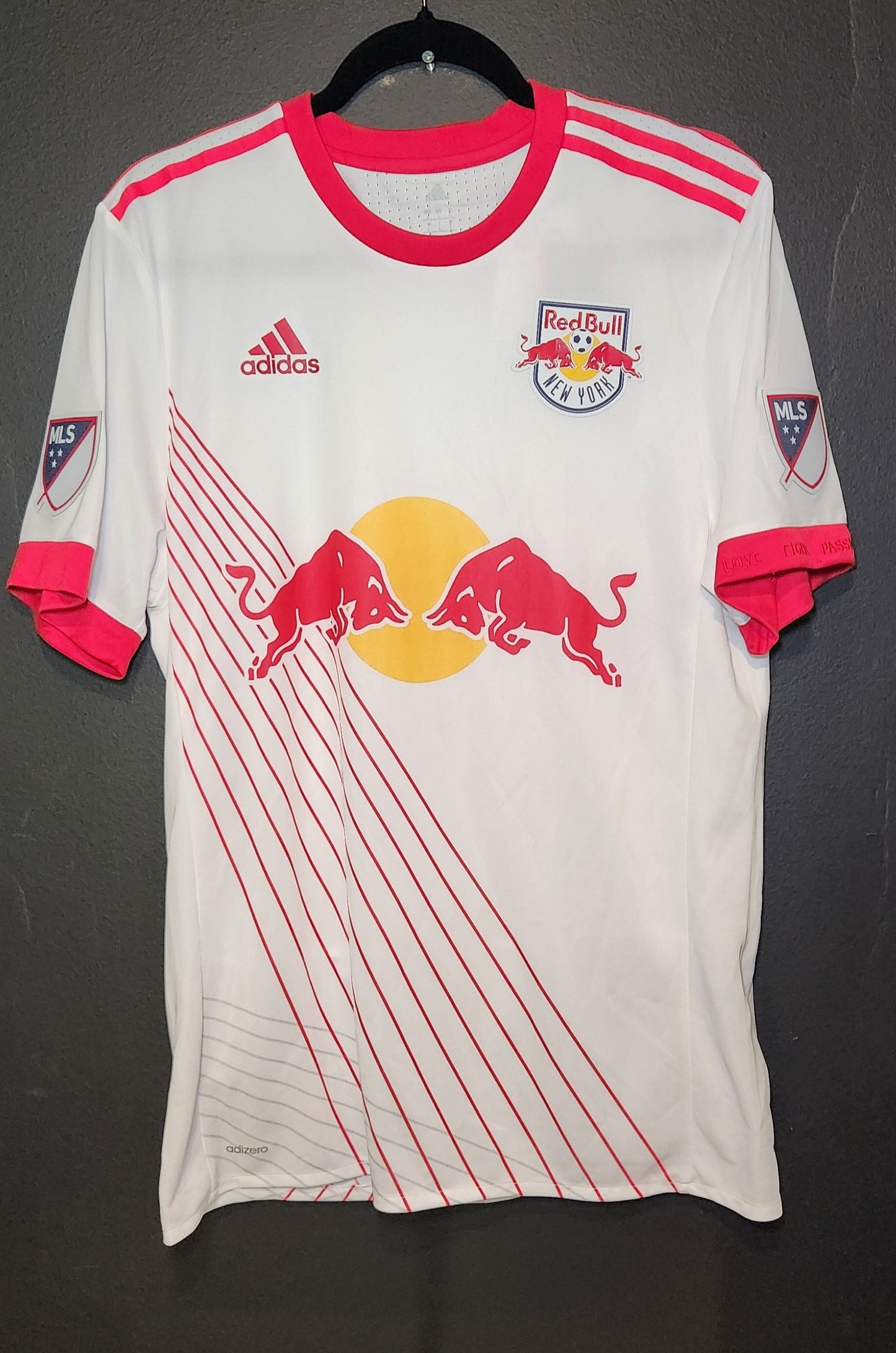 2017-18 New York Red Bulls Home jersey / Large / New