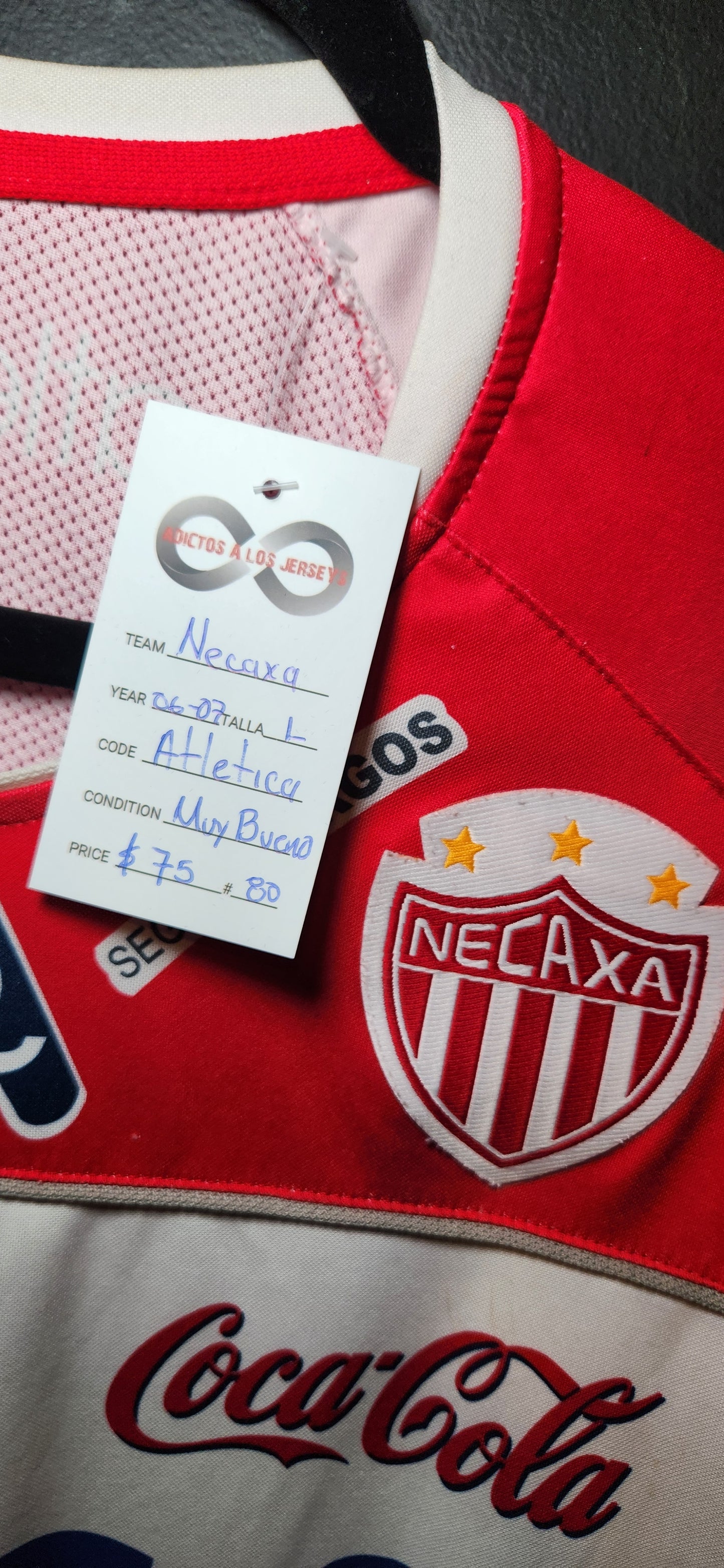 2006-07 Club Necaxa Third Jersey / Large / Good