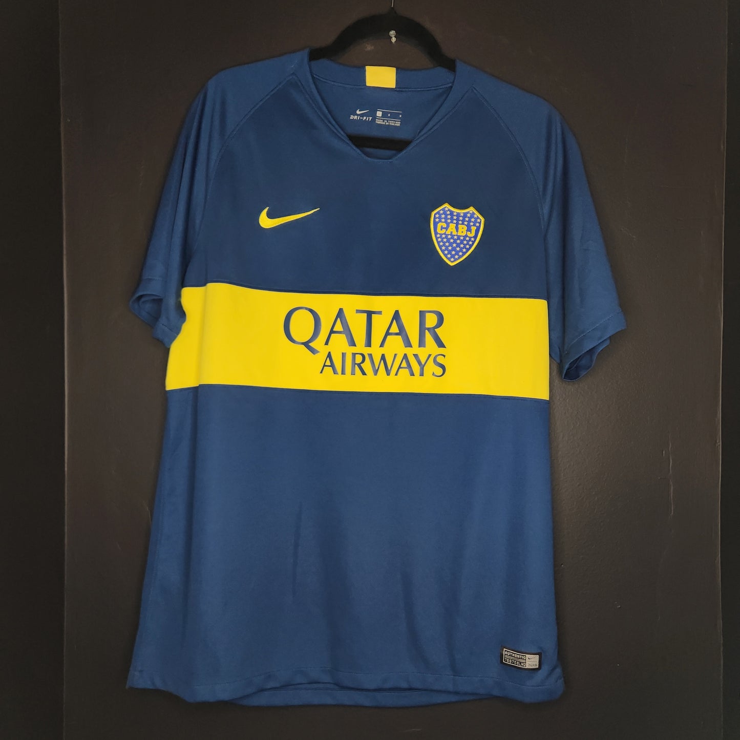 2018-19 Boca Junior Home Jersey / Large / Excellent