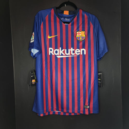 2018-19 FC Barcelona Lionel Messi 10 Home Jersey / Large / New
