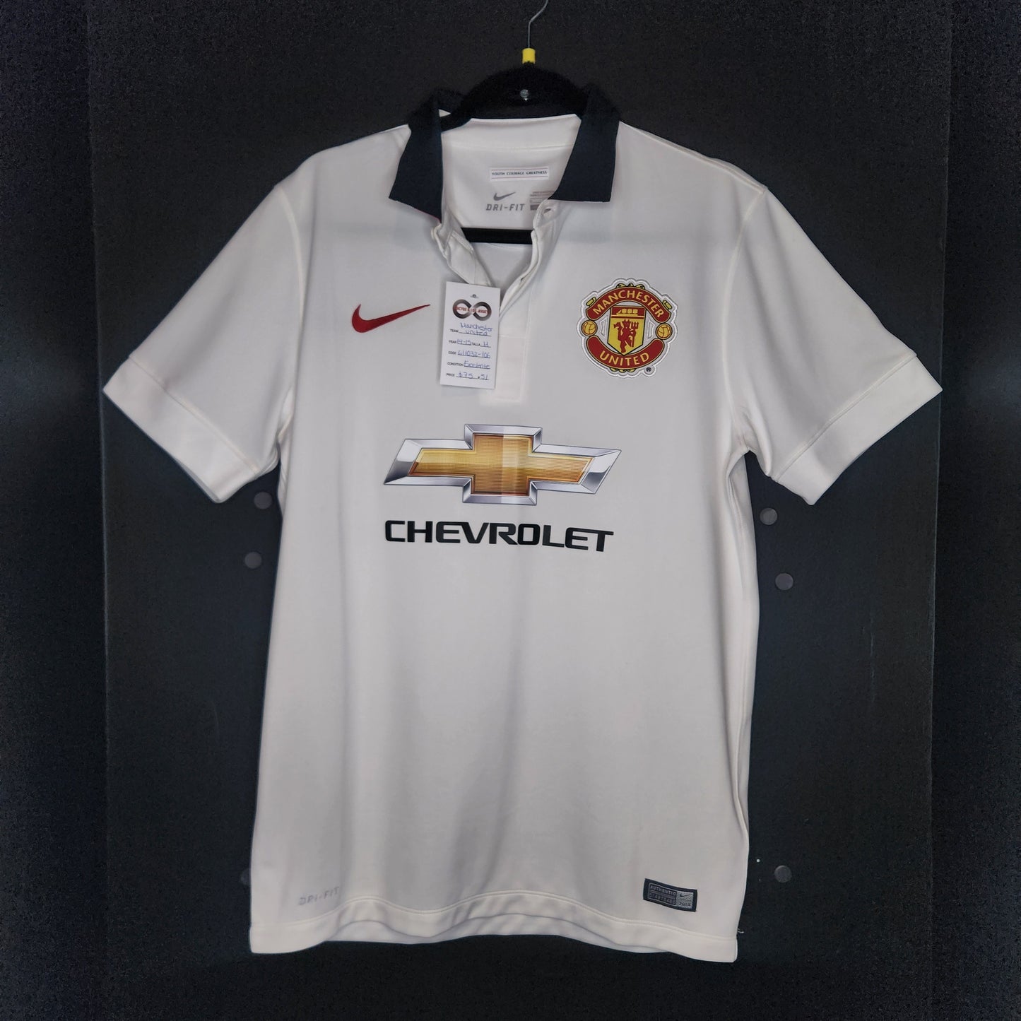 2014-15 Manchester United Away Jersey / Medium / Excellent