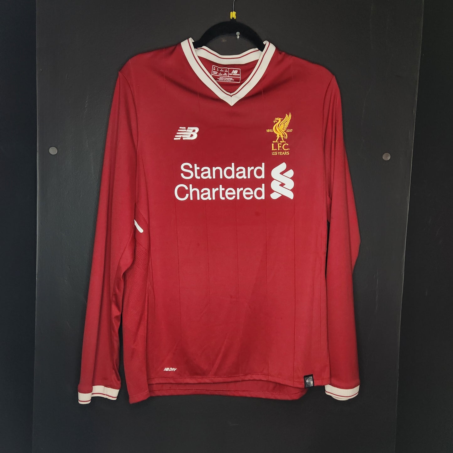 2017-18 Liverpool Lennon 9 Home Jersey / Medium / Excellent