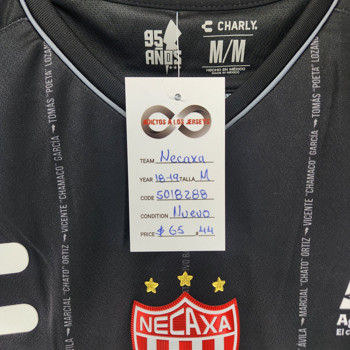 2018-19 Club Necaxa Away Jersey / Medium / New