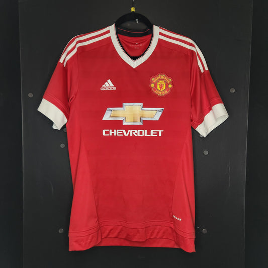 2015-16 Manchester United Home Jersey / Medium / Excellent