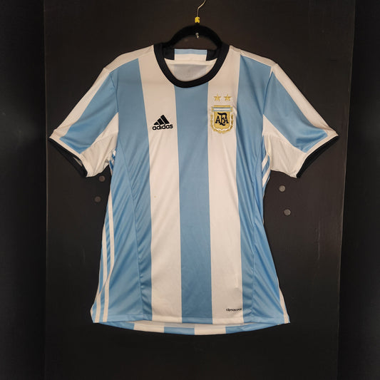 2016 Argentina Home Jersey / Medium / Good