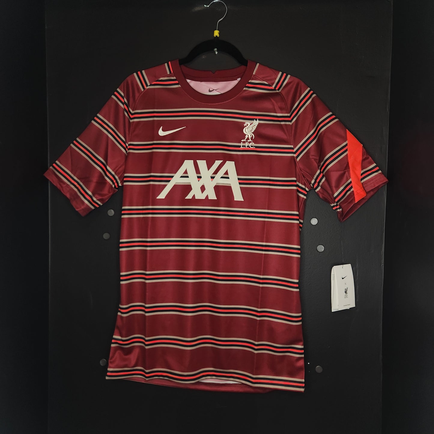 2021 Liverpool F.C. PreMatch Jersey / Medium / New