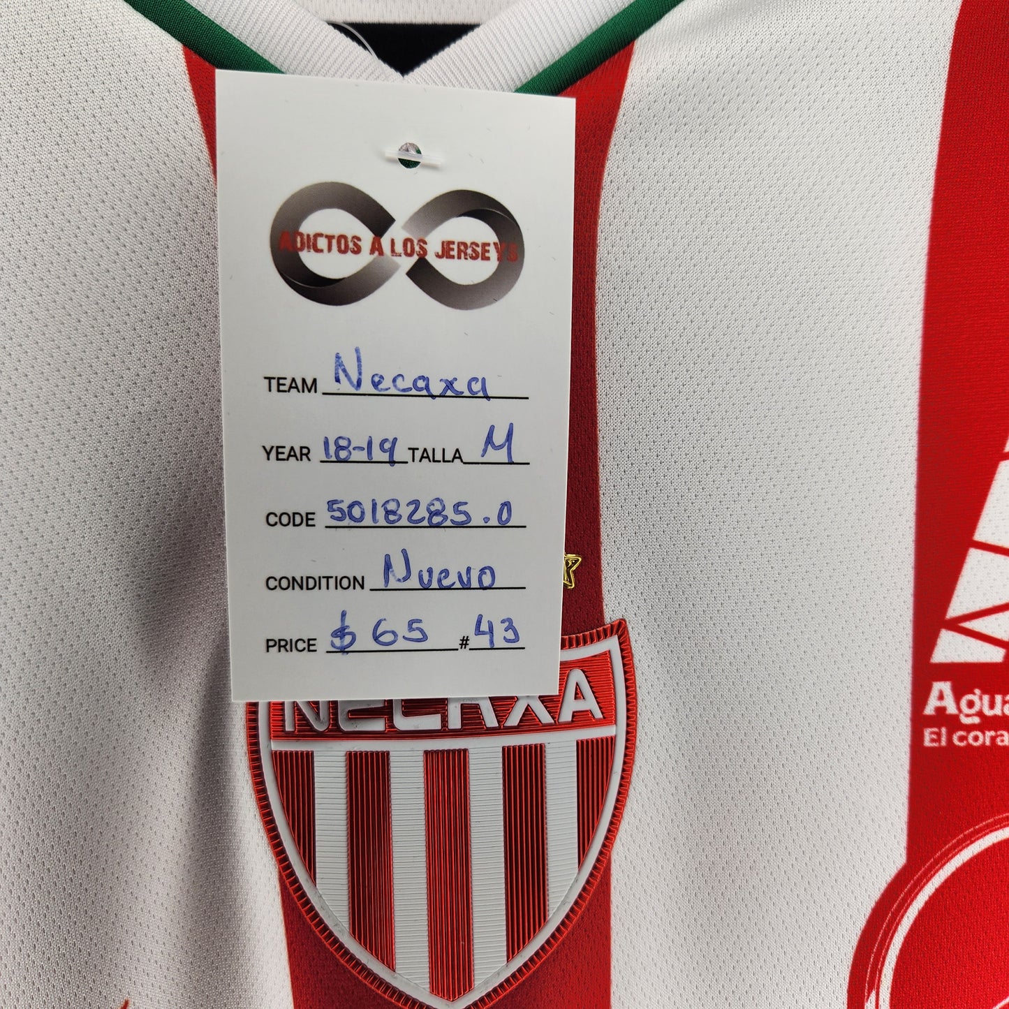 2018-19 Club Necaxa Home Jersey / Medium / New