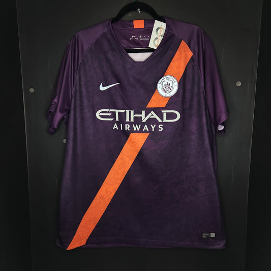 2018-19 Manchester City Third Jersey / X-Large / Excellent