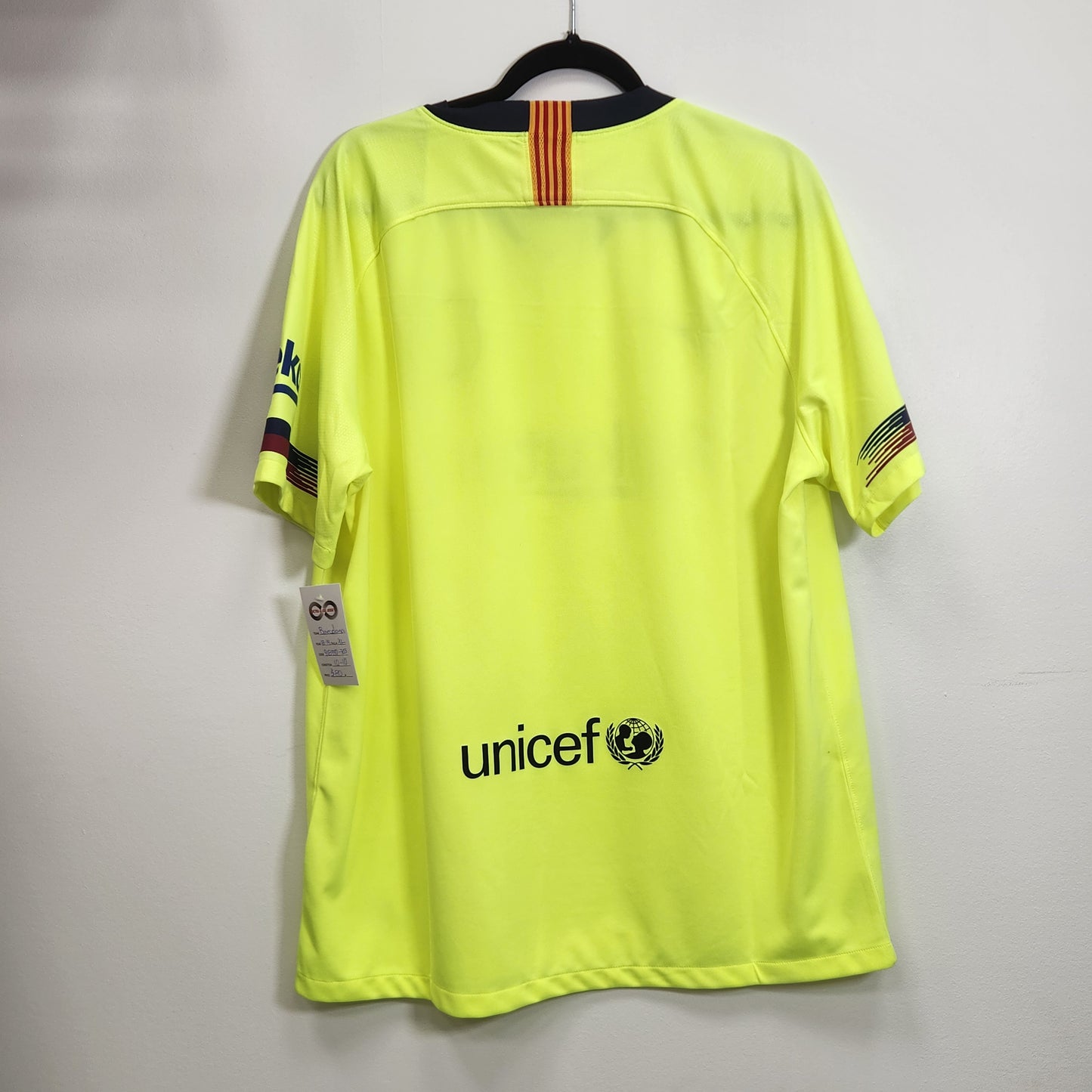 2018-19 FC Barcelona Away Jersey / X-Large / 10/10