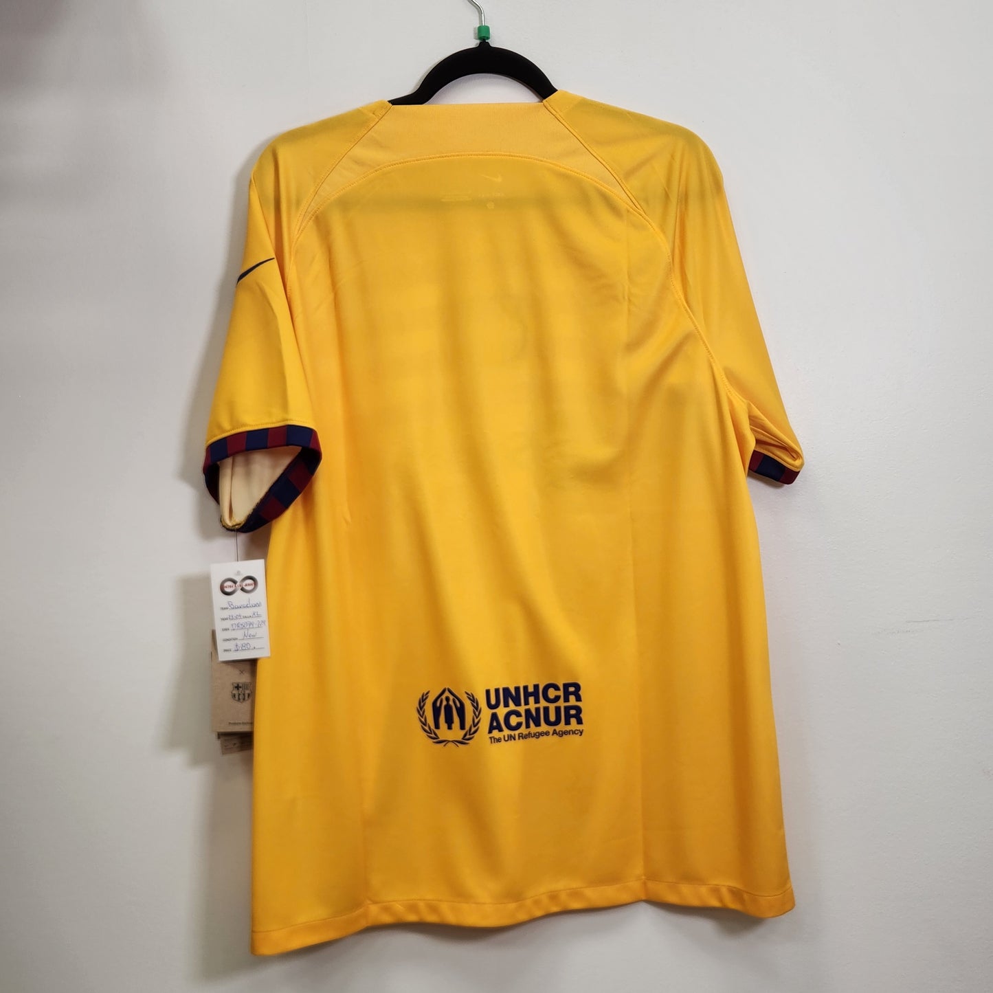 2023-24 FC Barcelona Fourth Jersey / X-Large / New