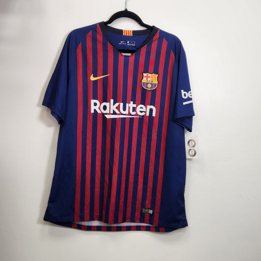 2018-19 Barcelona Home Jersey / X-Large / New