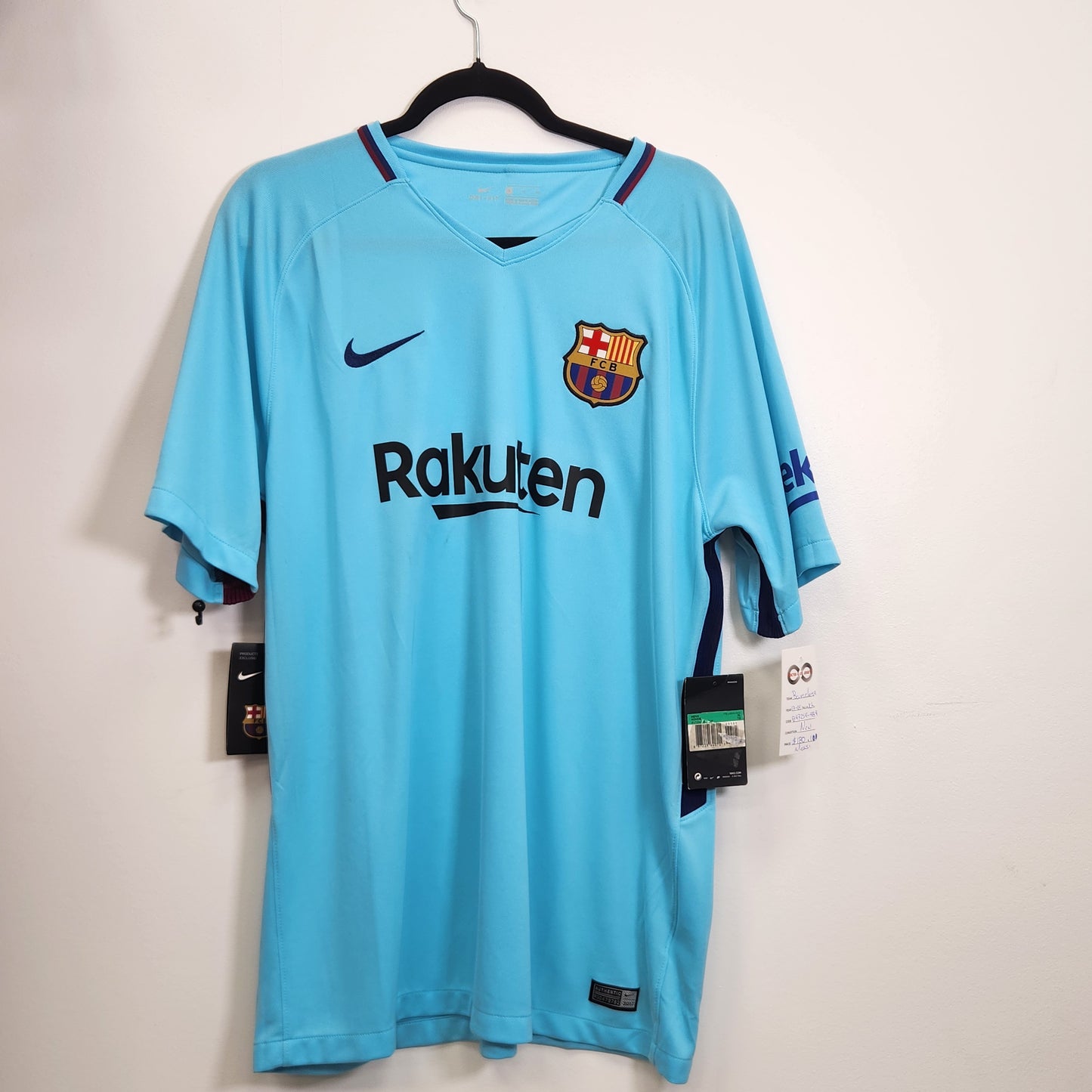 2017-18 FC Barcelona 10 Messi Away Jersey / XL / New
