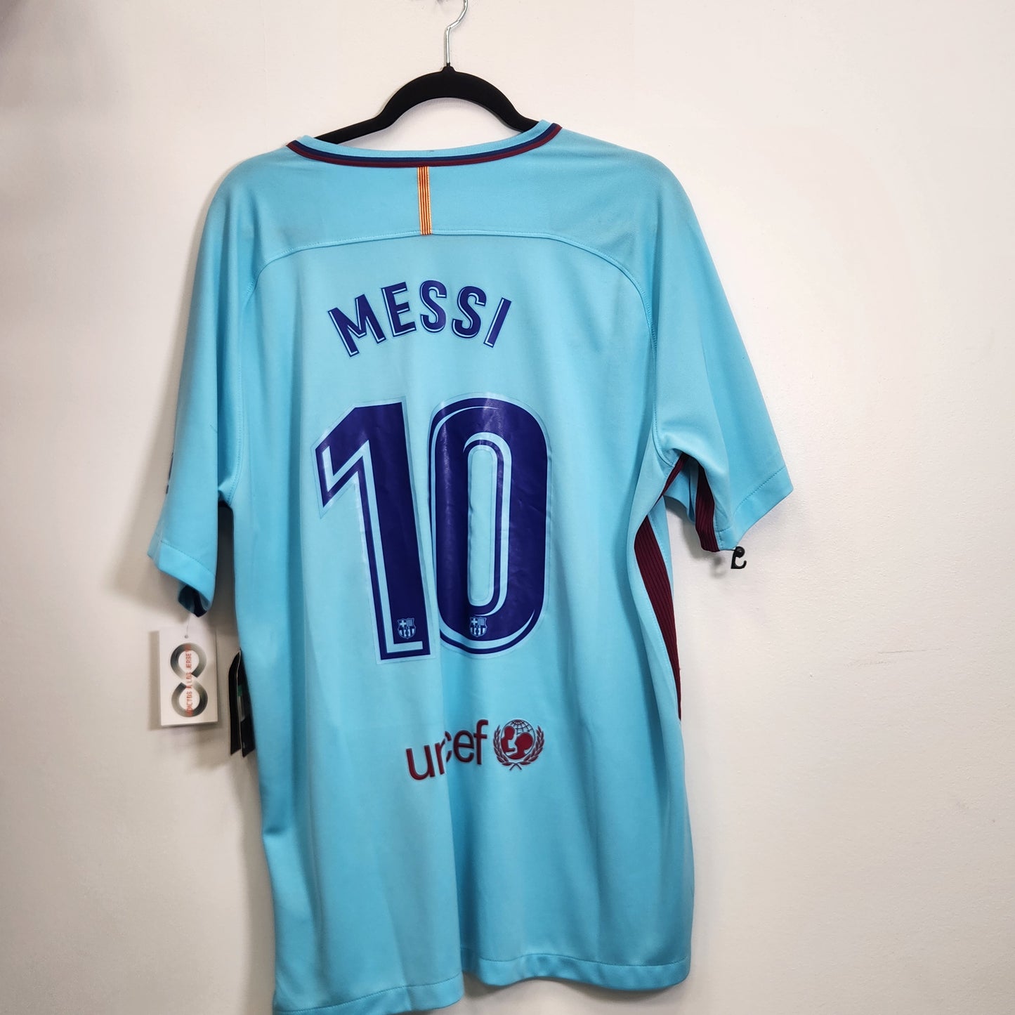 2017-18 FC Barcelona 10 Messi Away Jersey / XL / New