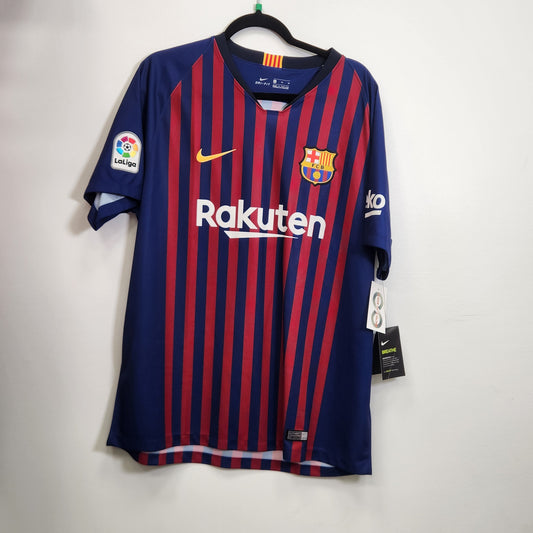 2018-19 Barcelona Home Jersey / X- Large / New