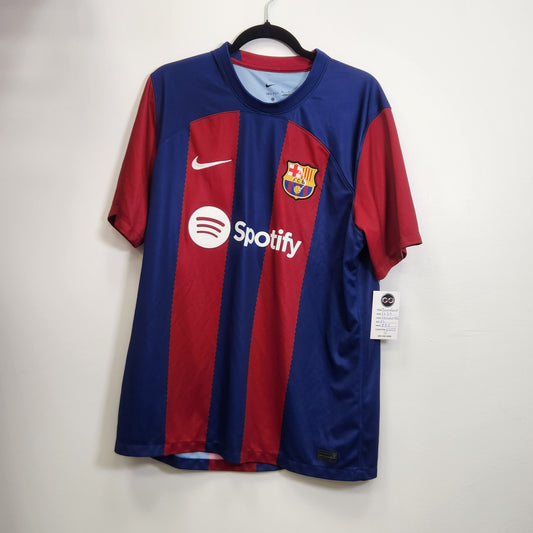 2023-24 Barcelona Home Jersey / X-Large / New