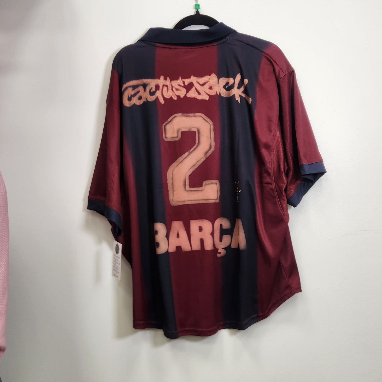 2025 Barcelona Travis Scott Collab Jersey / X-Large / New