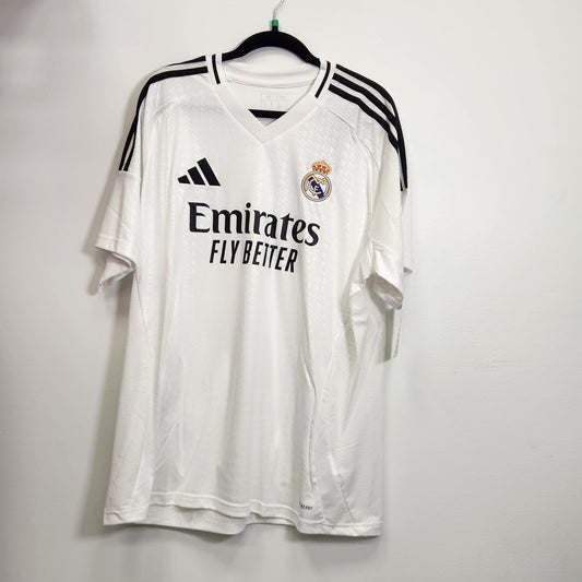 2024-25 Real Madrid Home Jersey / X-Large / New