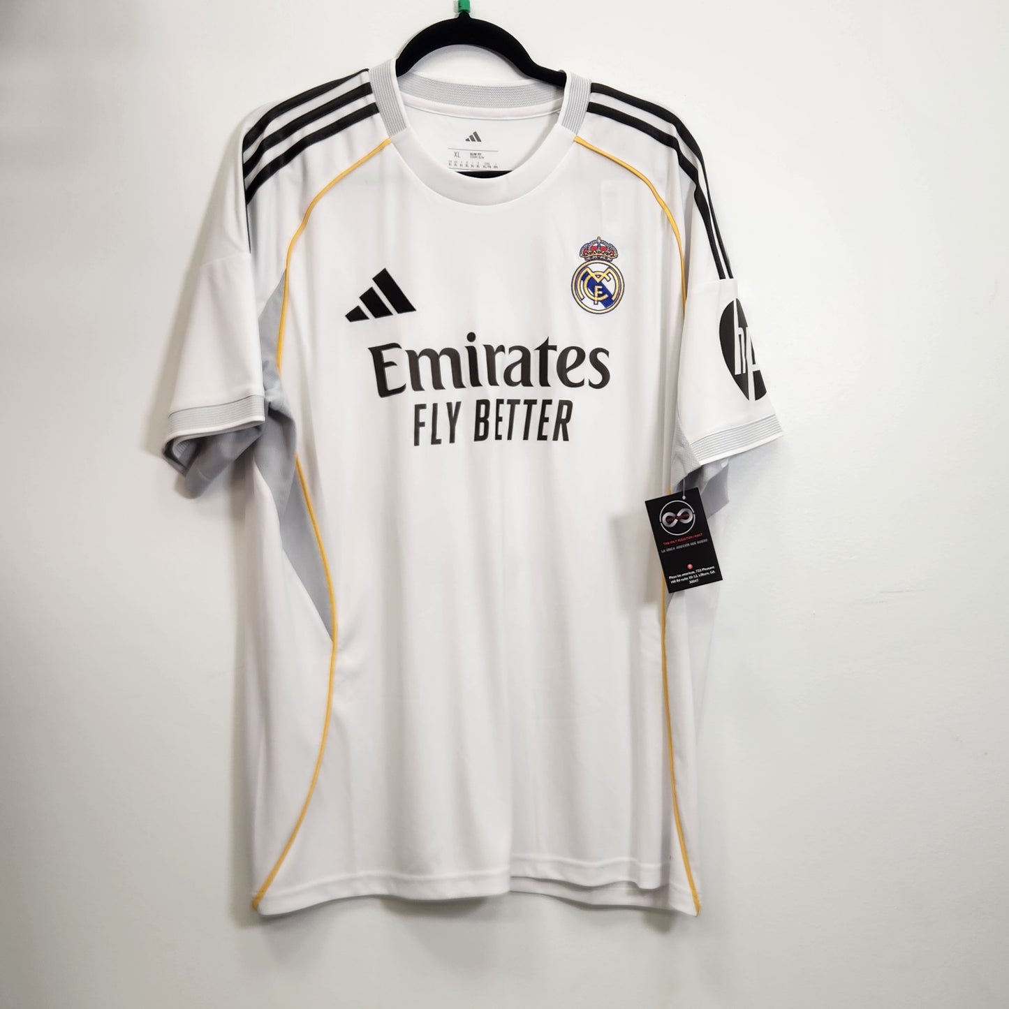 2025-26 Real Madrid Mbappe 9 Home Jersey / X-Large / New