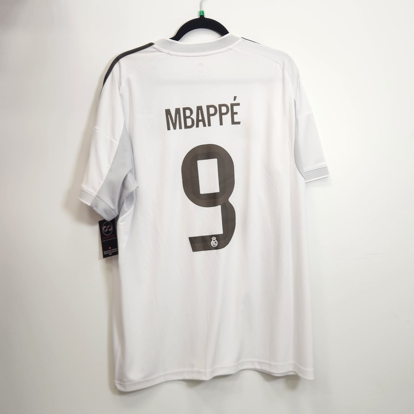 2025-26 Real Madrid Mbappe 9 Home Jersey / X-Large / New