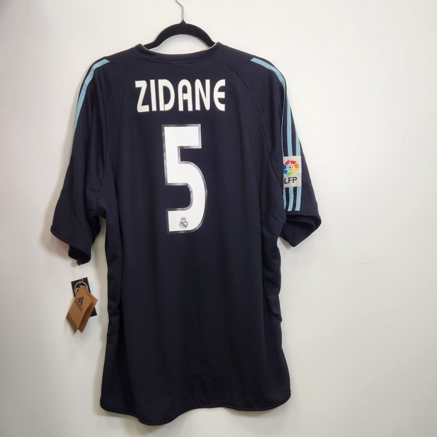 2003 Real Madrid Zidane 5 Away Jersey / X-Large / New