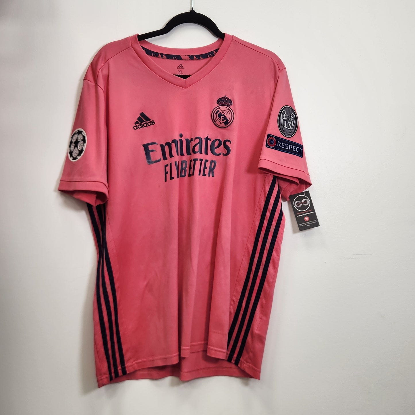 2020-21 Real Madrid Benzema 9 Away Jersey / X-Large / 9/10