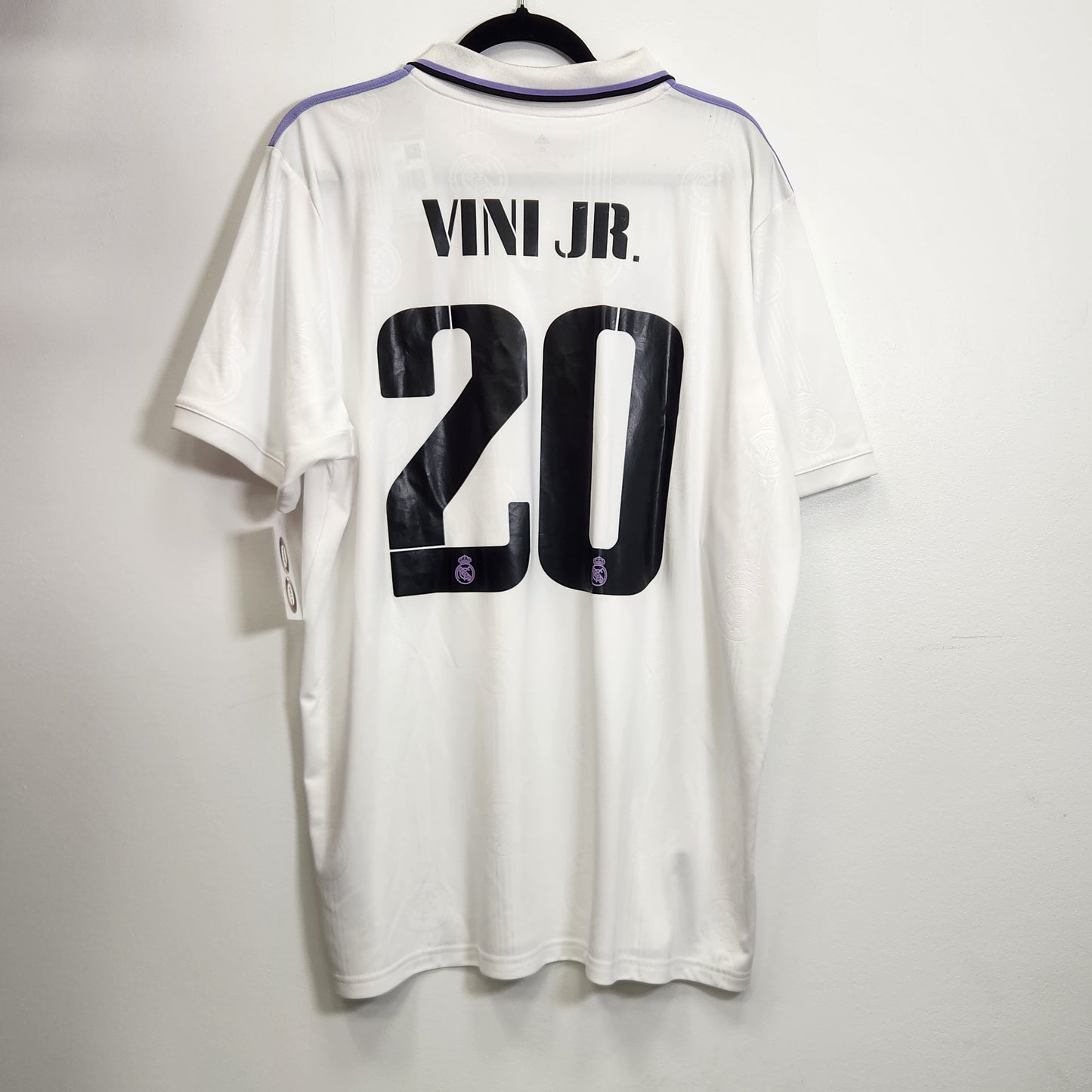 2023-24 Real Madrid Vini Jr. 20 Home Jersey / X-Large / New