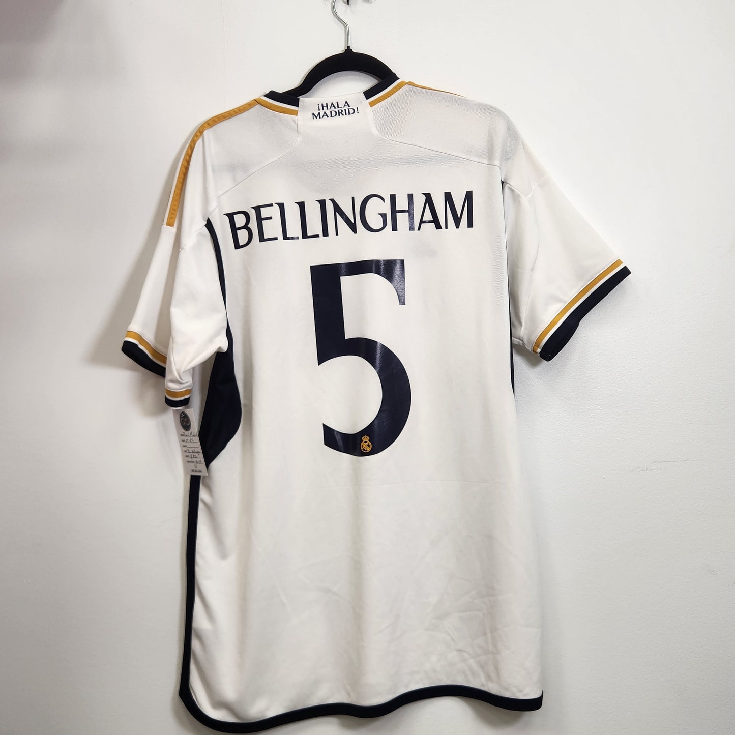 2023-24 Real Madrid Bellingham 5 Home Jersey / X-Large / 10/10