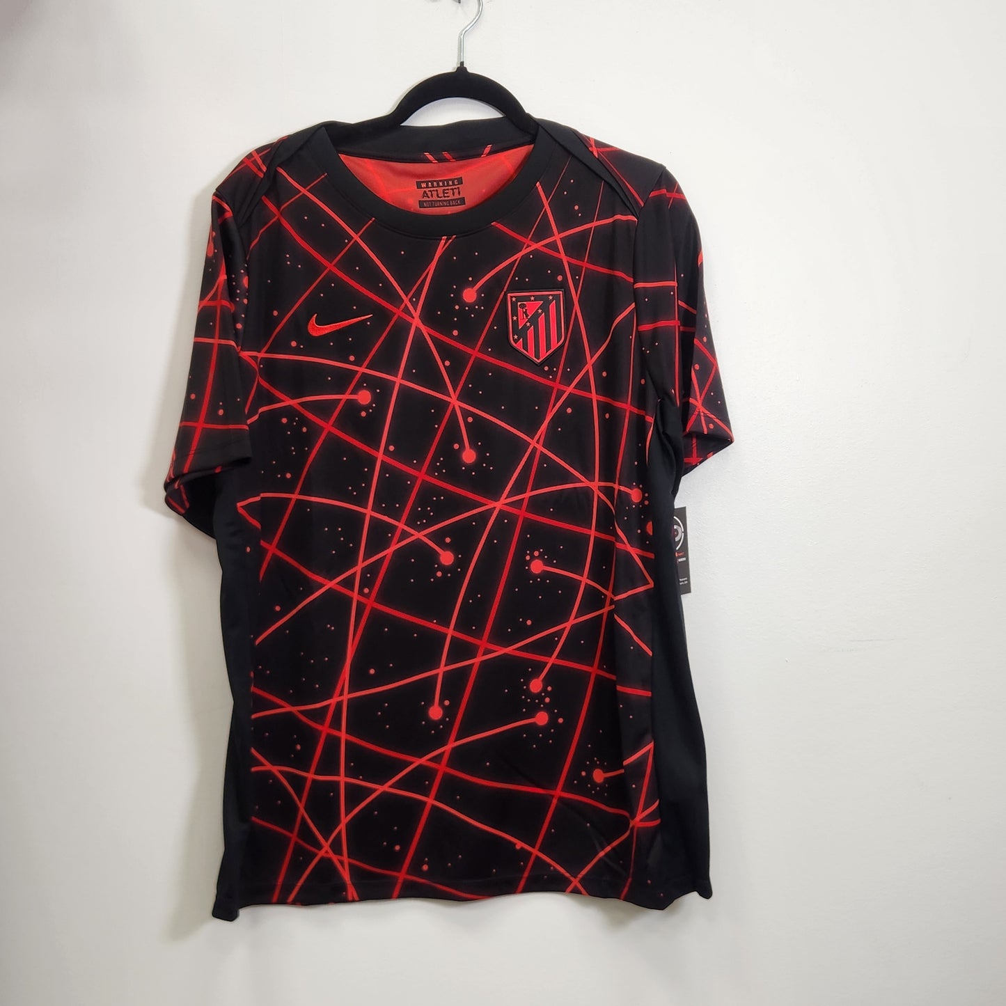 2025-26 Atlético Madrid Pre-Match Jersey / X-Large / New