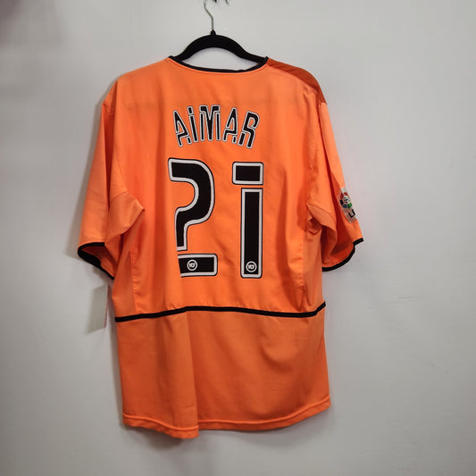2002-03 Valencia CF Almar 21 Away Jersey / X-Large / 9/10