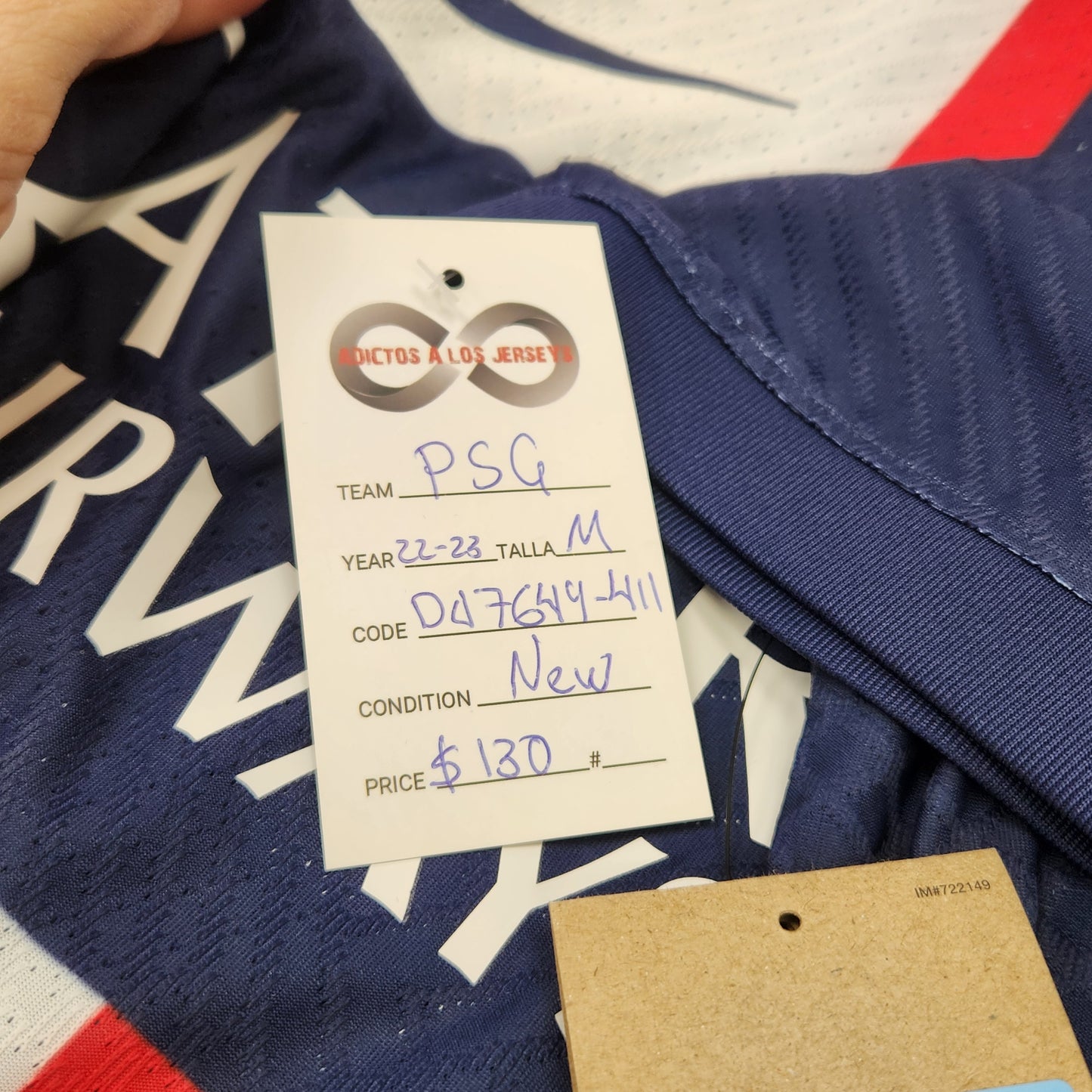 2022-23 Paris Saint-Germain Player Version Home Jersey / Medium / New