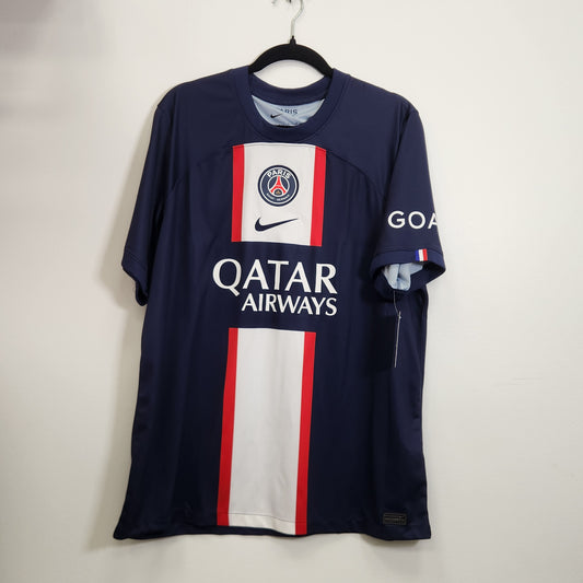 2022-23 Paris Saint-Germain Home Jersey / X-Large / New